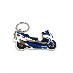 Hot Selling Custom 2D Pvc Keychain Silicone <b>Key</b> <b>Chain</b> Promotional Soft <b>Rubber</b> Keyring - Product Image 4