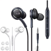 Casque filaire intra-auriculaire stéréo de haute qualité 3,5 mm IPX-7 étanche en matériau PC S10 pour téléphone portable avec microphone mains libres pour