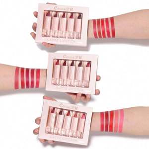 Cmaadu Set Lipstik semi-<span class=keywords><strong>matte</strong></span>, <span class=keywords><strong>Lip</strong></span> <span class=keywords><strong>Gloss</strong></span> <span class=keywords><strong>Matte</strong></span> melembabkan tahan lama, tersertifikasi MSDS untuk perdagangan lintas batas - Product Image 2