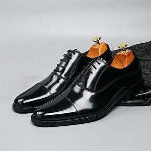 DSYX Factory's New Best Selling Business Oxford Men's Plus Size Genuine Leather Slip-On <b>Closed</b> Lightweight Breathable Anti-Slip - Product Image 2