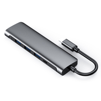 HUB TYPE-C pria, kualitas tinggi switch Male untuk HDMI 3 * USB3.0 AF PD pengisian cepat untuk komputer laptop ponsel