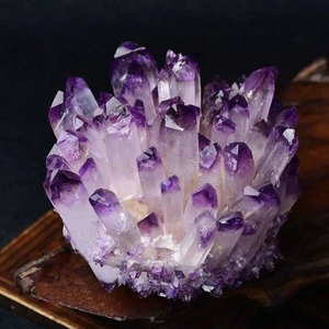 Vente en gros de grappes de cristal de quartz améthyste, spécimen minéral brut, pierre de guérison, décoration d'intérieur, pour cadeau - Product Image 3