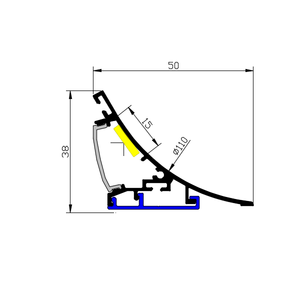 Éclairage d'<span class=keywords><strong>aquarium</strong></span> fabriqué en Chine, accessoires en profilés d'aluminium de qualité exposition, vente en gros, nouvelle innovation pour les profilés en 2026 - Product Image 5