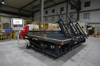 Machine de découpe automatique de verre pour murs-rideaux, portes et fenêtres de bâtiments, machine de découpe de verre rond avec moteur