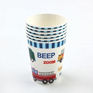 Gobelet et plateau en papier jetable pour les fêtes de Pâques et d'anniversaire des enfants. - Product Image 3