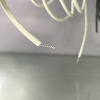 Câble chauffant électrique au nickel-chrome pour sol, isolation en silicone, résistance à haute température pour incubateur, chauffage 300V