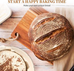 Woven Wicker Storage Fermentation Rattan Sling <b>Silicone</b> Sling Proofing Disposable Bread Basket <b>Baking</b> Tools - Product Image 3