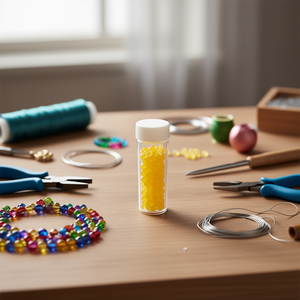 Ilan Abalorio Perline Gialle da 8 mm per la Creazione di Gioielli e Artigianato - Product Image 2