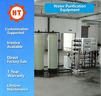 Purificateur d'eau par osmose inverse industriel et machine à eau pure à membrane RO de Hengtai