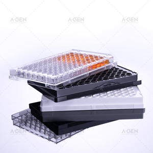 Lab malzemeleri Microtiter mikroplaka 96 laboratuvar testi için düz alt iyi Elisa plaka - Product Image 2