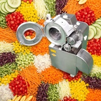 All-in-one industriële 3D-snijmachine voor groenten & fruit: snijdt, raspt en dooit in blokjes, met hoge efficiëntie en precisie