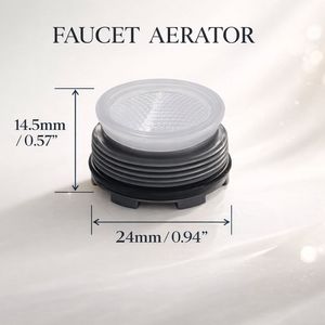 Régulateur de <span class=keywords><strong>débit</strong></span> de <span class=keywords><strong>robinet</strong></span> en plastique, aérateur de <span class=keywords><strong>robinet</strong></span> d'évier, économiseur d'eau, <span class=keywords><strong>réducteur</strong></span> de jet à visser, clé M16.5 X 1 ~ 5.7 L/min, lot de 10 restricteurs - Product Image 5