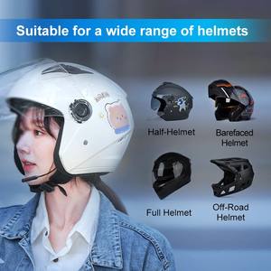 Auriculares para Casco Y1 con Control por Voz, Unidad de Altavoz de 30 mm, Auriculares Bluetooth para Motocicleta con Altavoz de Volumen Máximo - Product Image 4