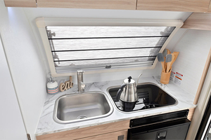 Ecocampor leggero Camper rimorchio RV Caravan con cucina e <span class=keywords><strong>tenda</strong></span> in vendita - Product Image 5