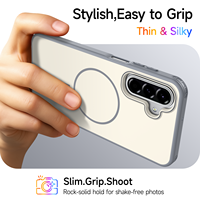 Funda para teléfono Samsung A57, acabado mate con tacto de piel, cobertura total, anticaídas, protectora, compatible con Samsung A17 A27
