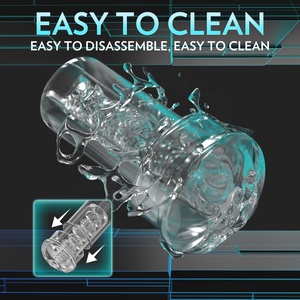 新デザイン ペニス増大ポンプ 遅延射精 オナニーマシン 大人用セックストイ 男性向け - Product Image 4