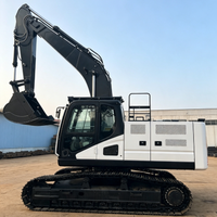Excavatrices sur chenilles de 22 tonnes, moteur haute puissance Euro V, machine de terrassement hydraulique