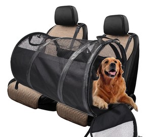 Portable <span class=keywords><strong>chien</strong></span> de compagnie transporteur de voyage <span class=keywords><strong>pour</strong></span> voiture couverture de <span class=keywords><strong>siège</strong></span> arrière tapis de protection étanche respirant <span class=keywords><strong>chien</strong></span> voiture tente <span class=keywords><strong>pour</strong></span> chat petits grands chiens - Product Image 1