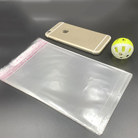 Sacs d'emballage en plastique recyclé antistatique BOPP transparents à fermeture autocollante personnalisés en gros pour vêtements, chaussettes, chaussures