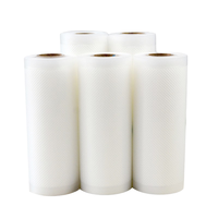 12*500cm Sacs sous vide gaufrés aseptiques thermoscellables PA/PE pour aliments pour bébés, chips, sucre, salades, nouilles