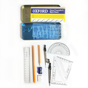 Estuche de Instrumentos Matemáticos de Buena Calidad, 13 Piezas, Juego de Matemáticas, Estuche de Geometría, Plantilla Educativa Escolar, Materiales de Arte, Regalos de Cumpleaños - Product Image 5
