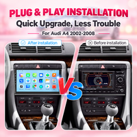 Autoradio Android 9 pouces IPS CarPlay GPS Bluetooth écran tactile pour Audi A4 A5 B8 S4 S5 2000-2009 Vente en gros directe d'usine