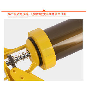 Pistolet à calfeutrer professionnel rotatif à 360 degrés, distributeur d'adhésif manuel, outil de qualité industrielle pour l'étanchéité en construction - Product Image 2