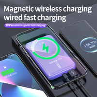 Mini chargeur de batterie magnétique sans fil 15W PD 20W, charge rapide, chargeur de batterie Portable 10000mAh, Powerbank pour iPhone