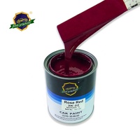 Peinture automobile à bonne couvrance, haute teneur en solides, résine acrylique 2K, peinture en aérosol rouge rose