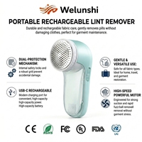 WLS-1803 Défroisseur Électrique Anti-Bouloches pour Vêtements et Meubles, Rechargeable avec Moteur Puissant – Offre Spéciale