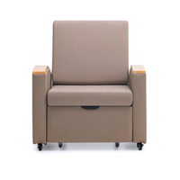 Meubles d'hôpital luxueux, équipement médical, canapé-lit convertible, chaise d'accompagnement pour patient et famille, chaise d'accompagnement hospitalière