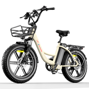 <span class=keywords><strong>Bicicleta</strong></span> <span class=keywords><strong>Eléctrica</strong></span> Urbana Ecológica de 250W, Neumáticos Gruesos 20*4.0, Batería de 48V 13Ah, Alcance de 100KM, Frenos Hidráulicos, para Adultos, con Certificación CE - Product Image 5