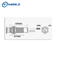 Capteur de cellule photoélectrique en plastique ABS E3F-DS5C4 PFT NPN NO 6-36V interrupteur de capteur de proximité photoélectrique à réflexion diffuse