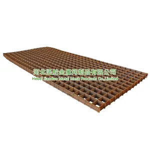 Concrete 8mm Ribbed Bar Square Opening 100*100steel Reinforcing Mesh