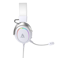 Casque de jeu filaire Ajazz AHW10 avec éclairage RGB, Plug-and-Play, haute performance pour les joueurs