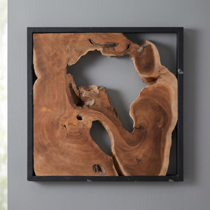 Panel Decorativo de Pared de Madera de Nogal/Roble Macizo Hecho a Mano, Irregular y Quemado, para Decoración del Hogar y Sala de Estar - Product Image 3