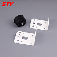 55mm Set stores enrouleurs motorisés support accessoires de Tube de tuyau de fer pour le Type électronique intelligent de bureau moderne