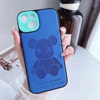 Étui de téléphone en cuir anime de luxe coloré pour iPhone 12 13 14 15 16 17 18 Pro Max et pour Samsung – Coque arrière accessoire mobile
