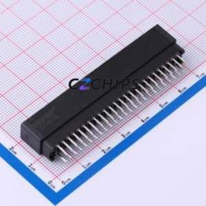 ED50BGFBK Gold Finger <b>Connector</b> Through hole Component (THT),P=2.54mm <b>Connector</b> EDGE SLOT 2.54mm 50P Through Hole - Product Image 2