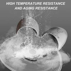 Nouveau tapis de salle de bain absorbant en TPE à imprimé animal, antidérapant, en forme de lapin, avec support en PVC, épaisseur moyenne, pour usage domestique et hôtelier, massage - Product Image 4