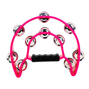 Campana de mano de plástico de doble capa con diseño floral Orff para crear ambiente y tocar música - Product Image 2