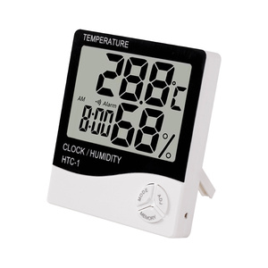 Kỹ thuật số trong nhà ẩm kế với mỉm cười bé mặt đồng hồ nhiệt độ và độ ẩm mét vật liệu nhựa OEM/ODM hỗ trợ - Product Image 1