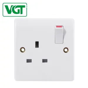 VGT胶木厂直销单13A壁式插座