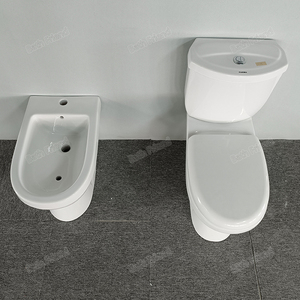 Ensemble WC et <span class=keywords><strong>bidet</strong></span> sur pied en céramique blanche, certifié CE, <span class=keywords><strong>pour</strong></span> le marché argentin et européen - Product Image 6