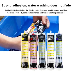 Winnerjet 5 Colors 700ml/bag DTG GTX Ink Bag For Brother GTX-600 422 423 425 GTX Pro White Ink DTG Printer Ink Pouch With Chip