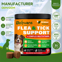 OEM ODM Complément Multivitaminé Naturel pour Chiens, Anti-Puces et Tiques, Soutien Immunitaire et Cutané, Saveur Poulet, 10 OZ
