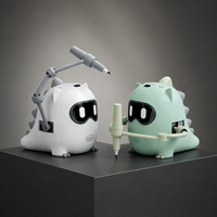Machine à peindre robotique intelligente rechargeable pour enfants avec fonction de dessin par carte et musique, jeu parent-enfant