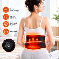 Ceinture de massage électrique pour soulager les douleurs lombaires, avec chaleur et vibrations, support OEM ODM, fabricant en gros