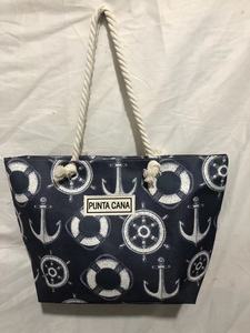 Sac de plage à imprimé logo personnalisé Souvenirs de voyage Sac fourre-tout imprimé <span class=keywords><strong>plante</strong></span> tropicale bord de mer été Grand sac de plage - Product Image 2