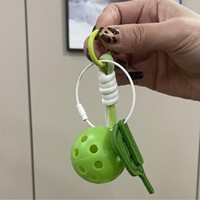 Pendentif amusant de pickleball, porte-clés créatif en forme de pickleball, pendentif poupée tendance et polyvalent, cadeau pour enfants